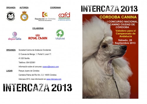 Cartel_I_Concurso_Canino_Intercaza 2013