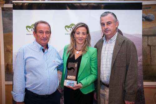 Alcalde de Ventas (Luis Celestino de la Vega), Lola Merino (Presidenta Amfar) y Juan Caballero (Presidente Atica CLM)