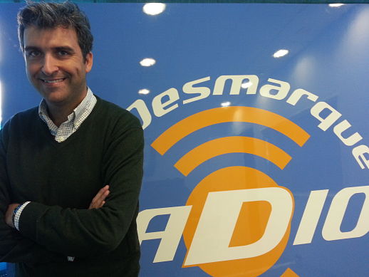 Sebastián Torres presentador de radiocaza