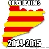 Orden de vedas Cataluña 2014-2015