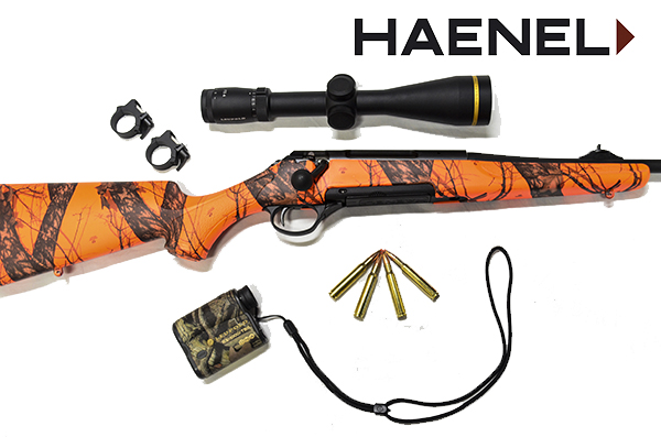 Rifle de cerrojo Haenel J10 y sus accesorios