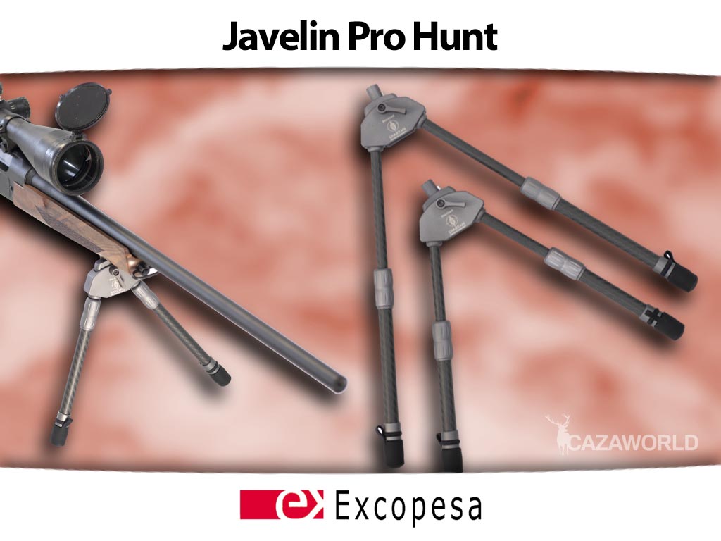 El novedoso bípode Javelin Pro Hunt se presenta en dos modelos, según