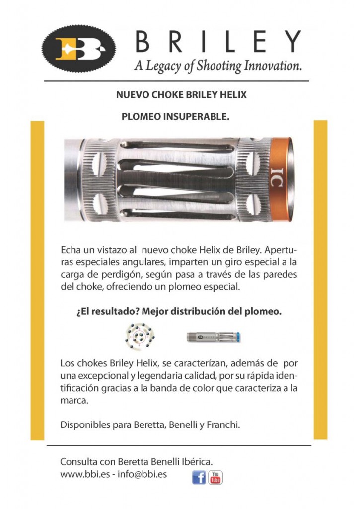 El choke se vende en 9 versiones diferentes sin perder su