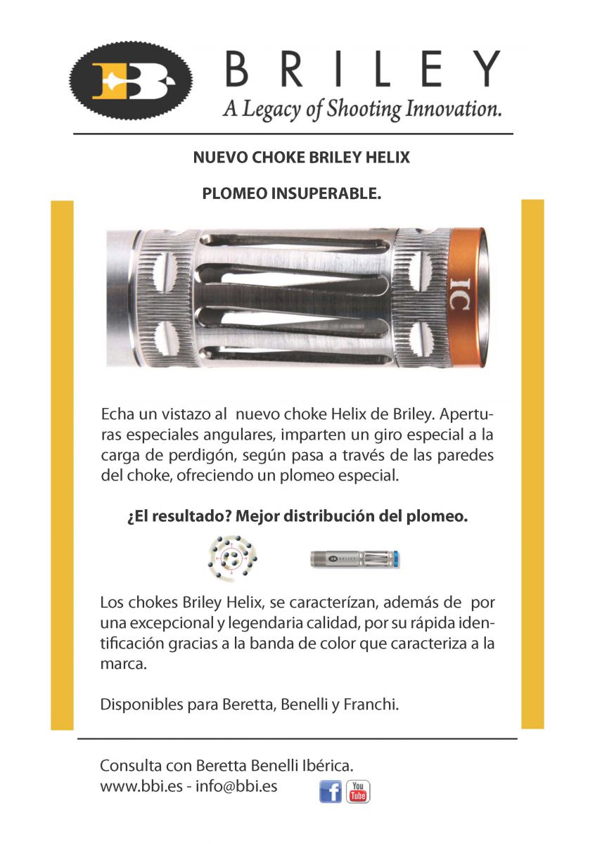 El choke se vende en 9 versiones diferentes sin perder su