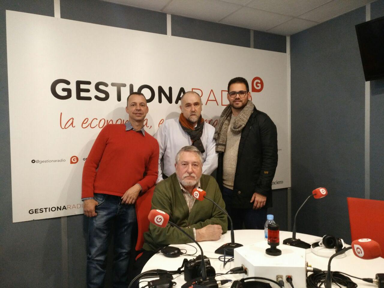 Juan Carlos Calvo, a la derecha. participó en el programa de Cesáreo Martín en Gestiona Radio.