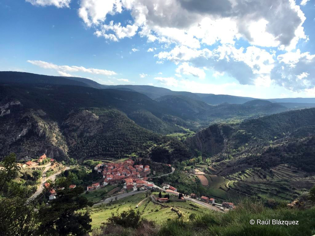 Los montes que rodean a Mosqueruela en Teruel