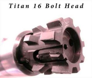 16 tetones en el rifle Titan 16