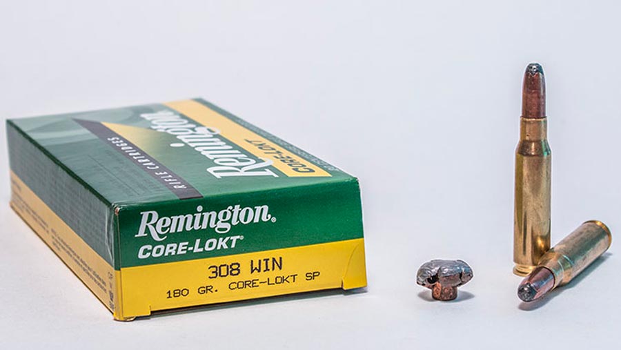 La semiblindada Remington Core-Lokt es una de las más eficaces. 