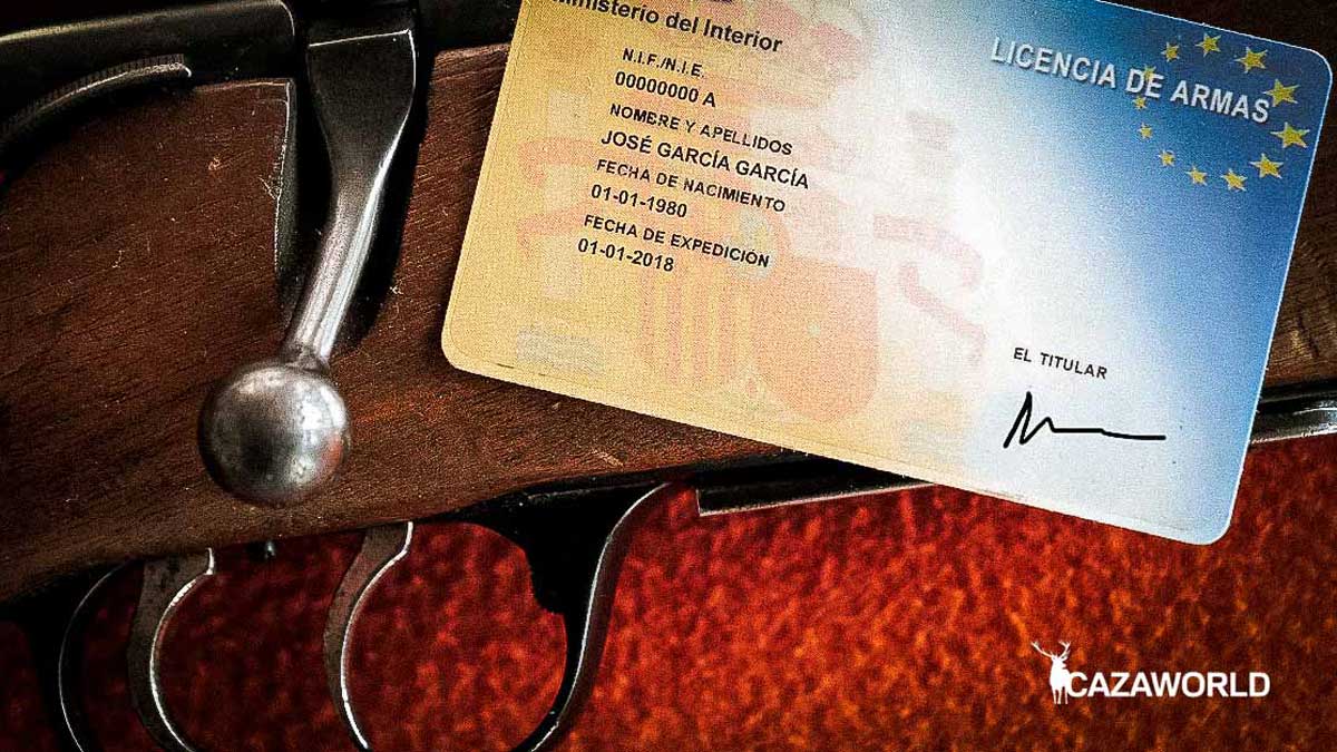 Licencia de armas y rifle